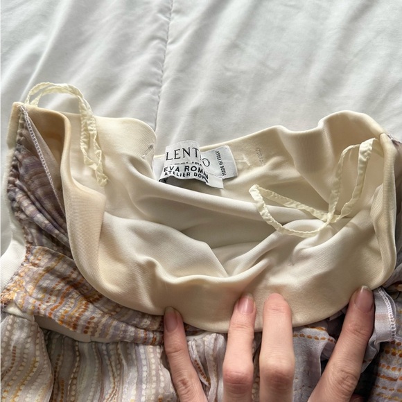 Valentino 100% silk midi skirt - Picture 4 of 8